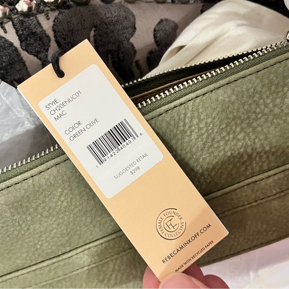 Rebecca Minkoff suede M.A.C bag NEW - Picture 9 of 10